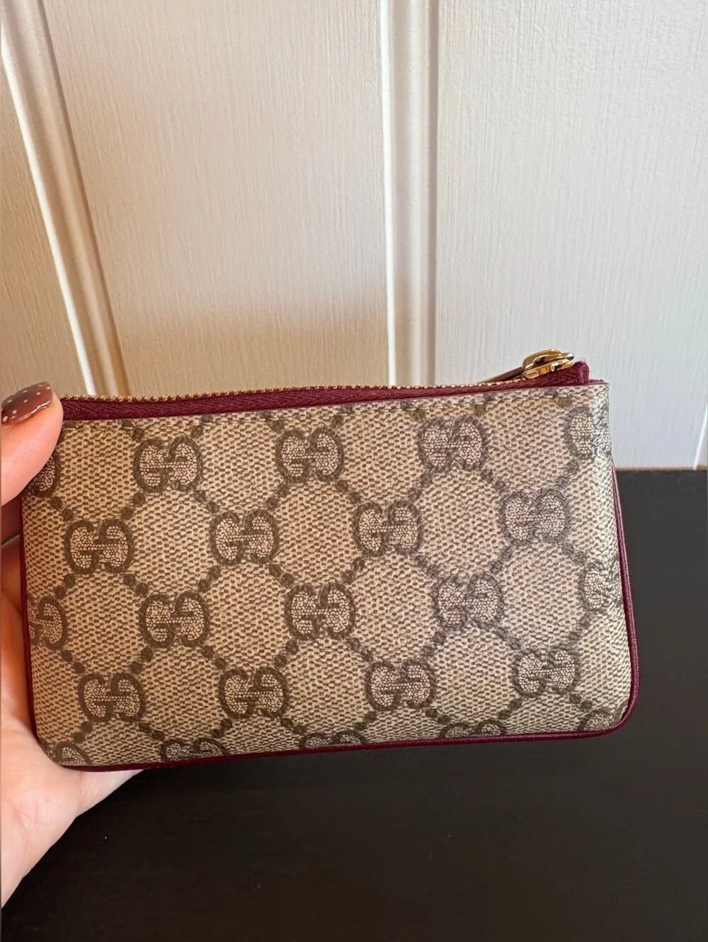 Gucci Dog-pattern GG Card Case